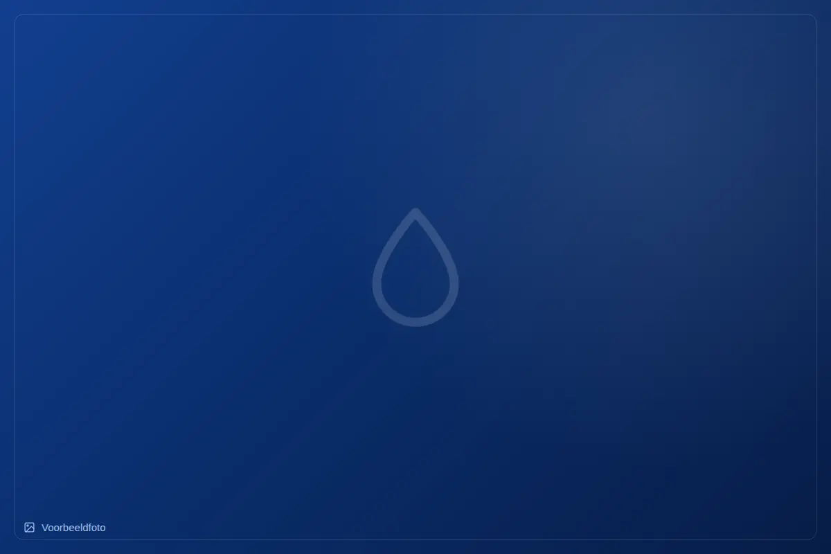 Waterdruppels op een geïmpregneerde gevel